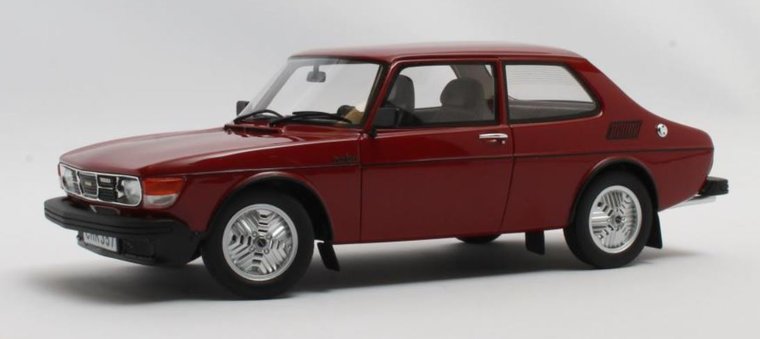 Cult Models 1:18 Saab 99 Turbo donker rood 1978