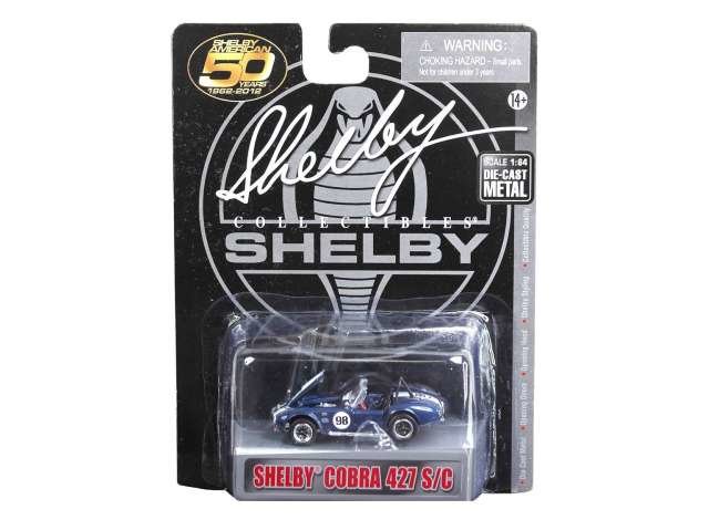 Shelby Collectible 1:64  Shelby Cobra 427 SC no 98 blauw