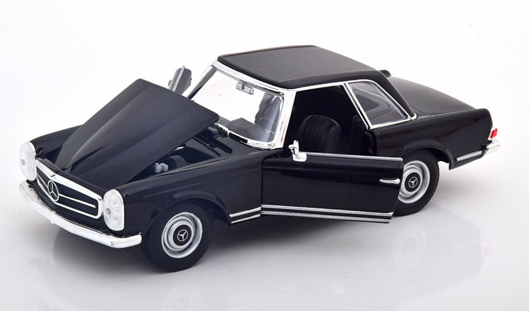 Welly 1:24 Mercedes Benz 230 SL W113 Hardtop 1963 zwart