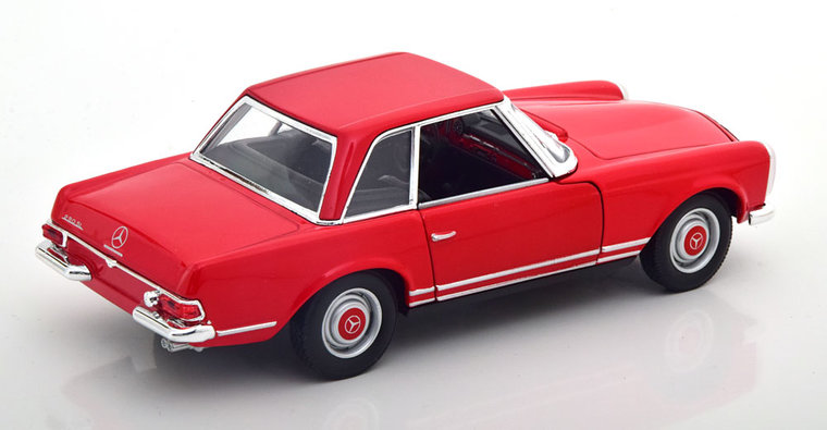 Welly 1:24 Mercedes Benz 230 SL W113 Hardtop 1963 rood