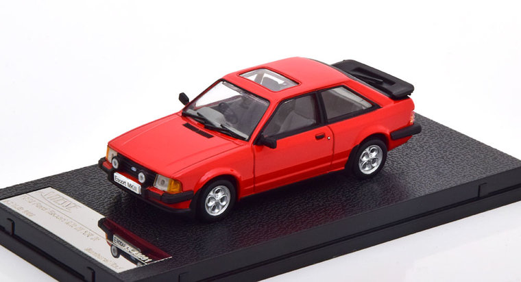 Vitesse 1:43 Ford Escort MK3 XR3i RHD 1983 rood