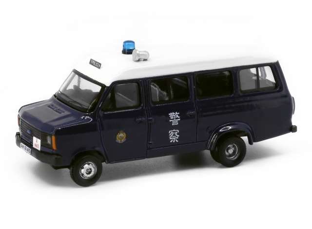 Tiny Toys 1:76  Ford Transit MK2, 1980s Police with Single Speaker, donkerblauw no 15