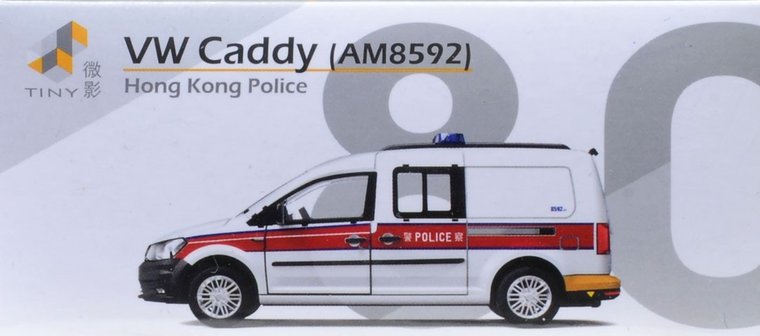 Tiny Toys 1:64 Volkswagen Caddy Police ( 3 inch) No 80
