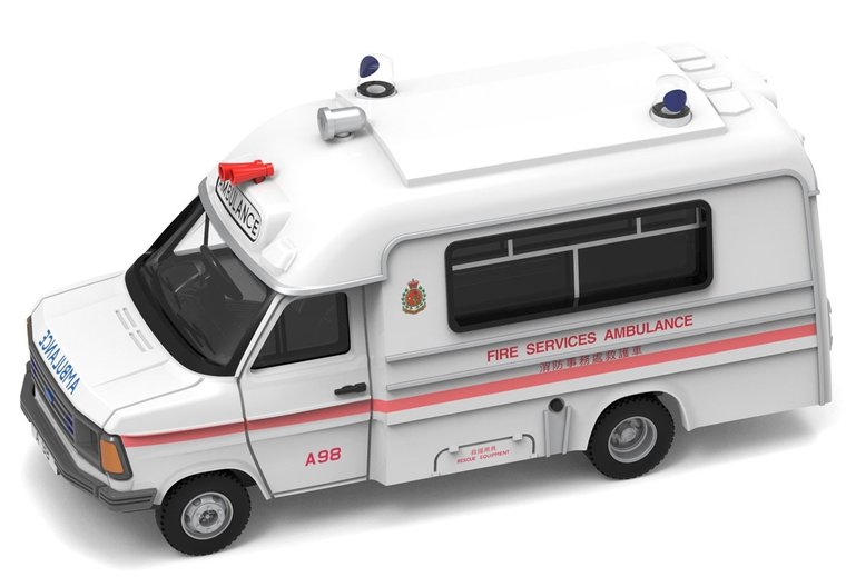 Tiny Toys 1:76  Ford 1980 Ambulance ( A98) no 19