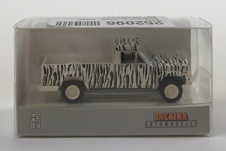 Brekina 1:87 Jeep Gladiator A Safari wit zwart 1964