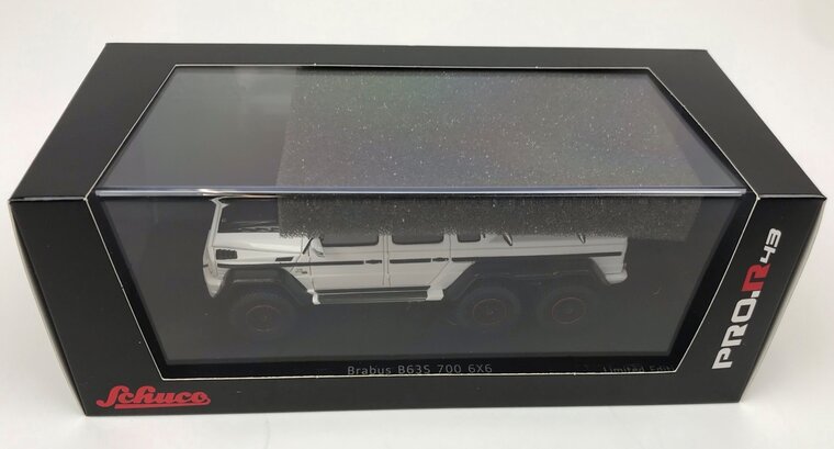 Schuco 1:43 Brabus B63 S 700 6x6 wit,  Pro.R 43