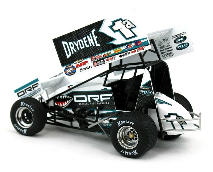 ACME 1:18 Sprint Car  Jacob Allen No 1 Drydene Shark Racing Sprint Car 2020