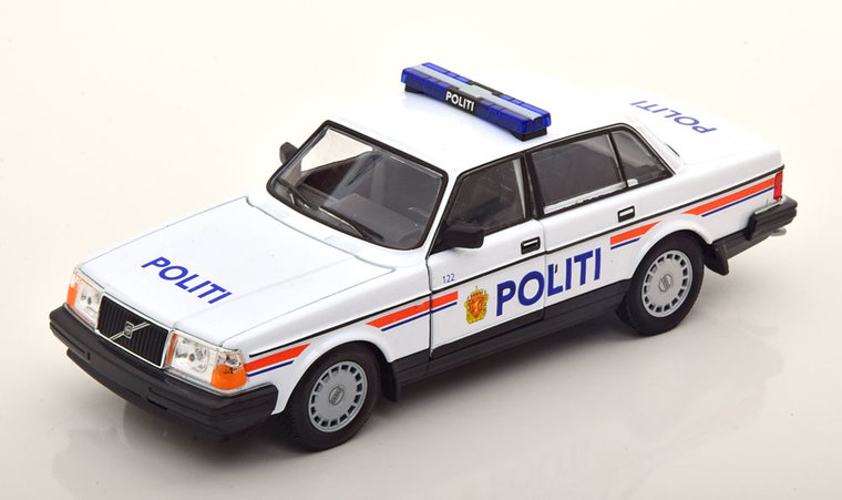 Welly 1:24 Volvo 240 GL Politi Noorwegen Politie