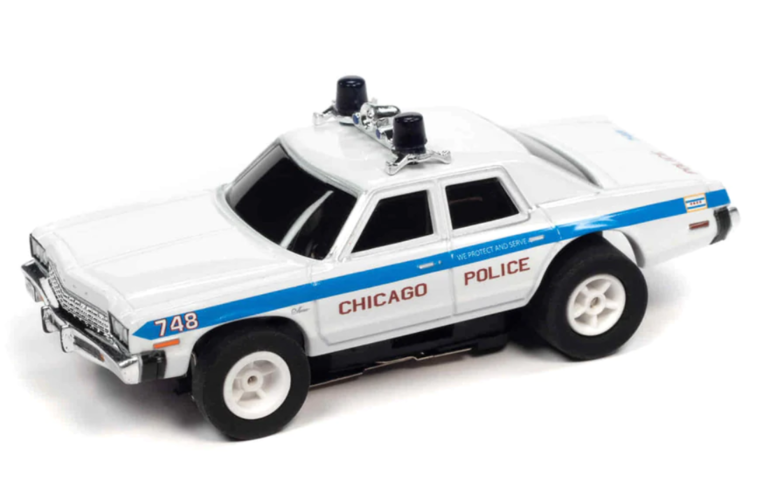 Auto World 1:64 Dodge Monaco 1974 Blues Brother Chicago Police Bluesmobile Silver Screen Machines Thunderjet xXTraction release 36