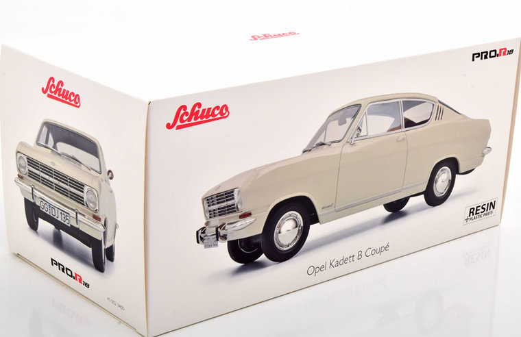 Schuco 1:18 Opel Kadett B Coup&eacute;, wit