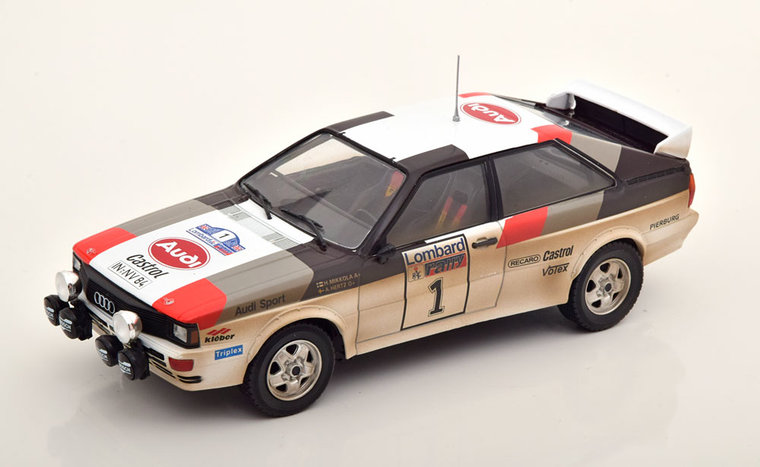 IXO 1:24 Audi Quattro A1 No1 H. Mikkola A. Hertz RAC Rally Dirty Version