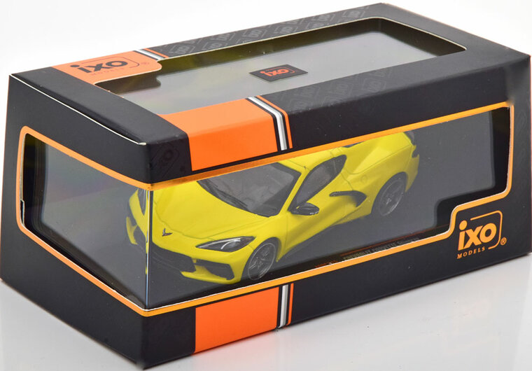 IXO 1:43 Chevrolet Corvette C8 Stingray 2020 geel