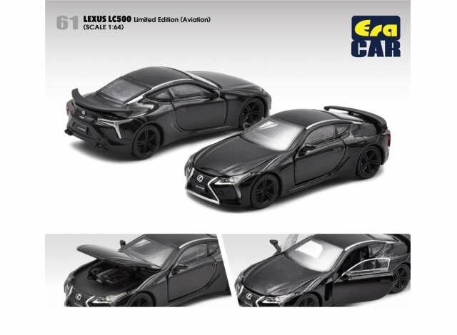 Era Car 1:64 Lexus LC500 Limited Edition (aviation), zwart 2022