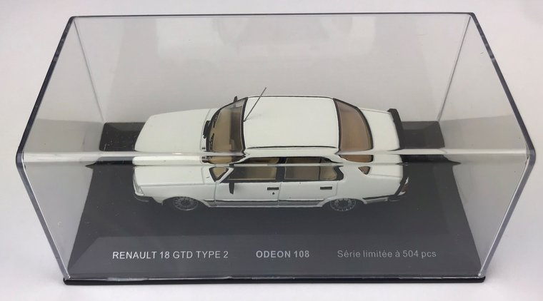 Odeon 1:43 Renault 18 GTD Type 2 1985 wit