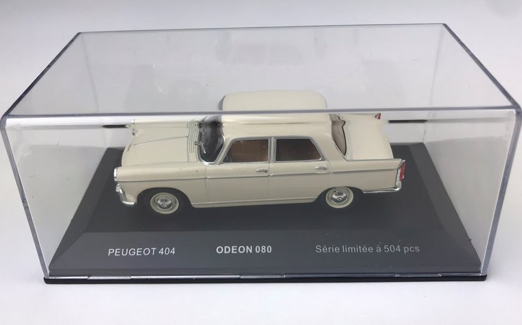 Odeon 1:43 Peugeot 404 Berline 1961 wit