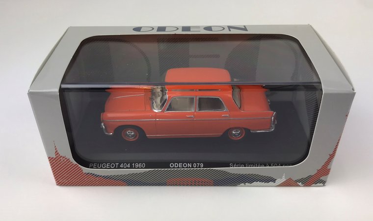 Odeon 1:43 Peugeot 404 Berline 1961 oranje
