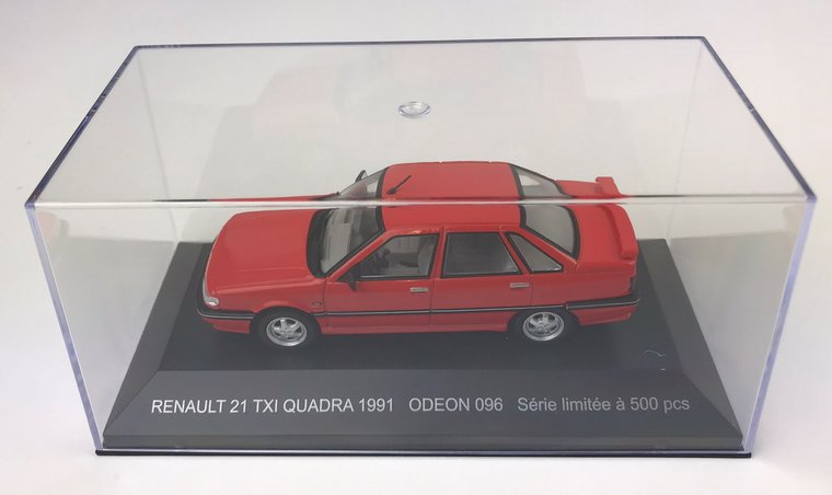 Odeon 1:43 Renault 21 TXi  Quadra 1991 rood
