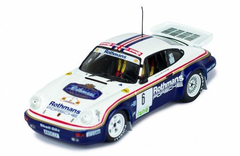 IXO 1:43 Porsche 911 SC/RS no6 H. Toivonen - I. Grindrod Winner 24H Ypres 1984 Rothmans Porsche