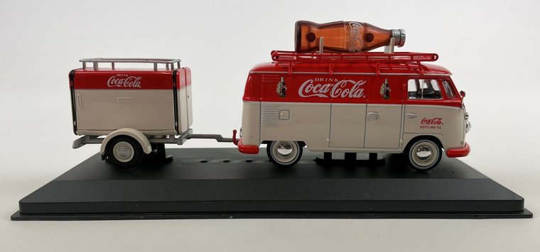 Motorcity  Classics 1:43 Volkswagen T1 Kombi Van met aanhanger Coca Cola