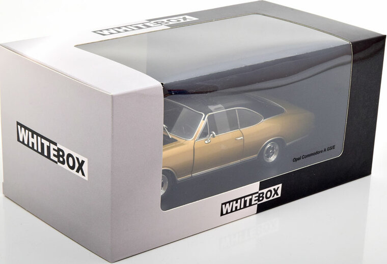 Whitebox 1:24 Opel Commodore A GS-E Coupe goud matt zwart