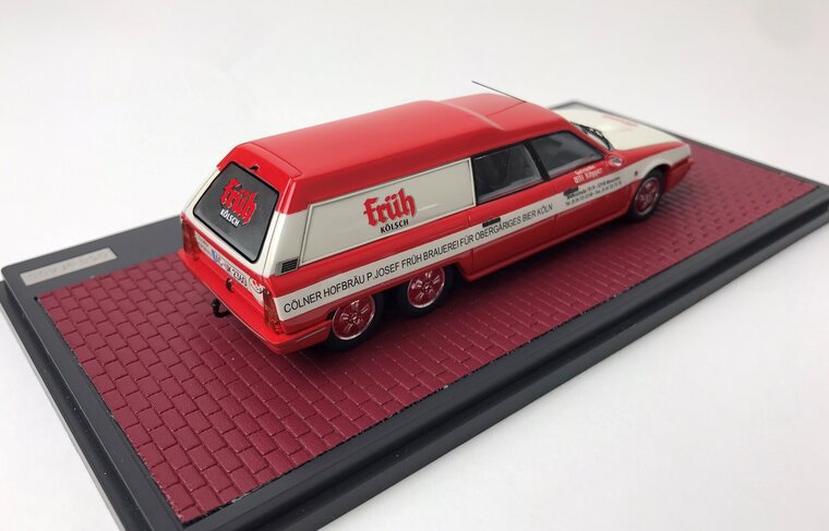 Matrix 1:43 Citroen CX Break Loadrunner &quot;Fr&uuml;h K&ouml;lsch&quot; 1989 rood wit