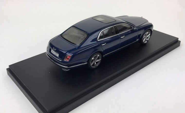 Kyosho 1:43 Bentley Mulsanne Speed ( Marlin) blauw