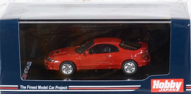Hobby Japan 1:64 Toyota Celica GT-Four RC ST185, Super rood II