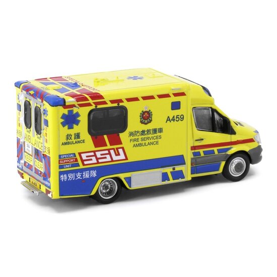 Tiny Toys 1:76 Mercedes Benz Sprinter  FL ( A459) Hong Kong FSD Ambulance SSU No 158