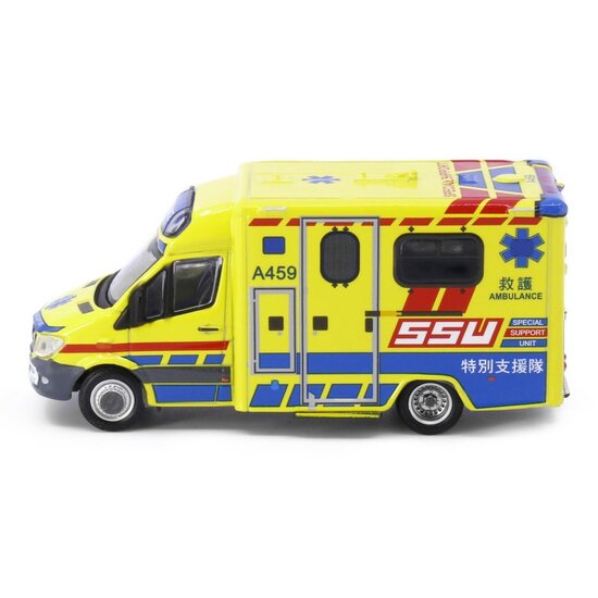 Tiny Toys 1:76 Mercedes Benz Sprinter  FL ( A459) Hong Kong FSD Ambulance SSU No 158