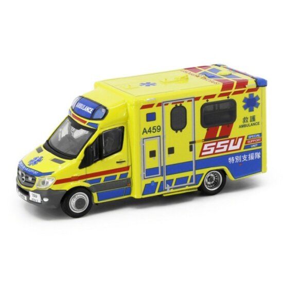 Tiny Toys 1:76 Mercedes Benz Sprinter  FL ( A459) Hong Kong FSD Ambulance SSU No 158