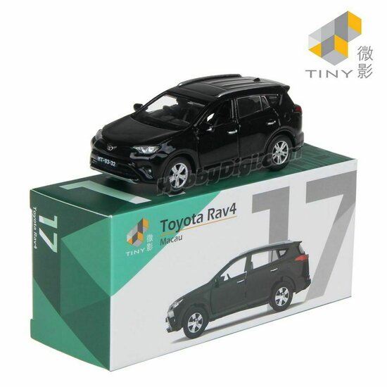 Tiny Toys 1:64 Toyota RAV4  MC17 Macau zwart