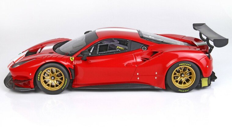 BBR Models 1:18 Ferrari 488 GT Modificata 2020 rood oplage 228 stuks 