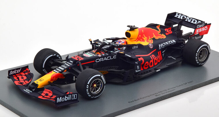 Spark 1:18 Red Bull Racing Honda RB16B no 33 Max Verstappen Winner Dutch GP 2021