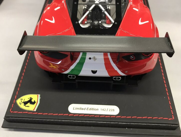 BBR Models 1:18 Ferrari 488 GT Modificata 2020 rood oplage 228 stuks 