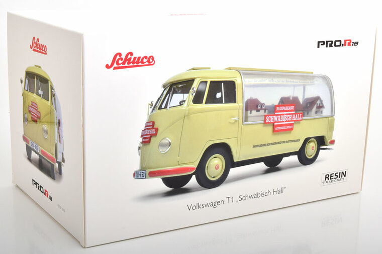 Schuco 1:18 Volkswagen T1a Schwabisch Hall, Resin model, Schuco Pro R18