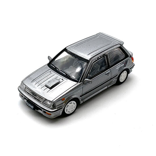 BM Creations 1:64 Toyota Starlet Turbo S EP71,1988 zilver LHD