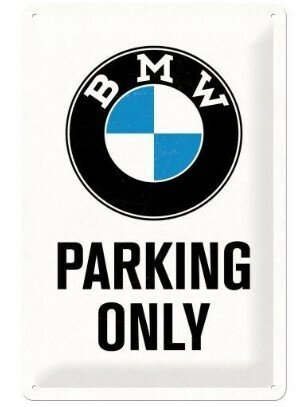 Tin Sign 20x30 BMW Parking				
