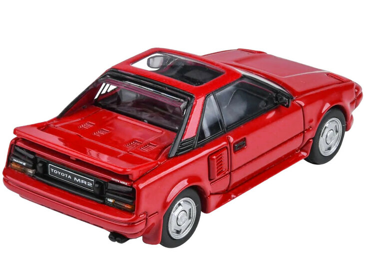 Para 64 1:64 Toyota MR2 MKI rood 1985 LHD