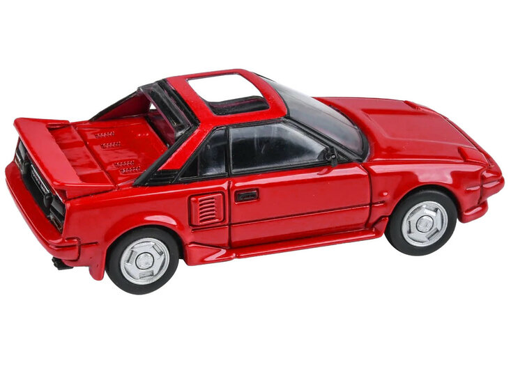 Para 64 1:64 Toyota MR2 MKI rood 1985 LHD