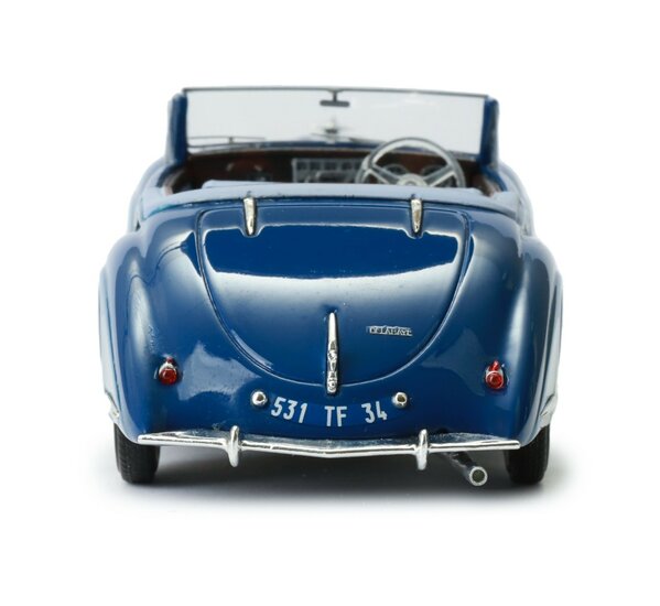 ESVAL 1:43 Delahaye 135MS Vedette Cabriolet 1948 blauw metallic