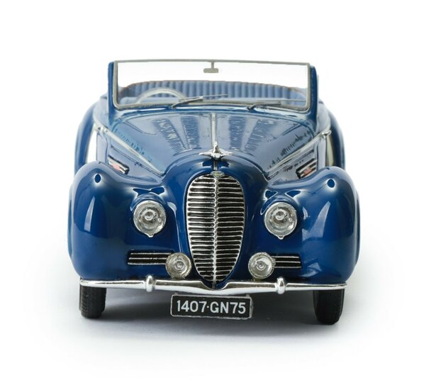 ESVAL 1:43 Delahaye 135MS Vedette Cabriolet 1948 blauw metallic