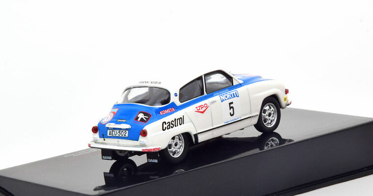 IXO 1:43 Saab 96 V4, No.5 - S. Lampinen / S. Markkanen, 1000 Lakes Rally, 1976