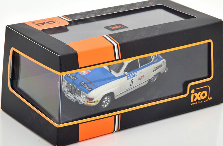 IXO 1:43 Saab 96 V4, No.5 - S. Lampinen / S. Markkanen, 1000 Lakes Rally, 1976