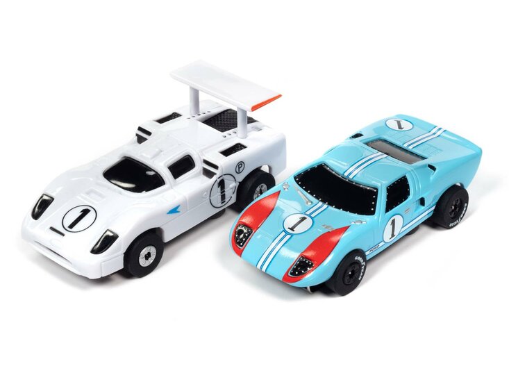 Autoworld 1:64 Slot Car Set 24 Hours of Le Mans Speed v Endurance, 16 feet ( 4,88 m) track lengte set, 