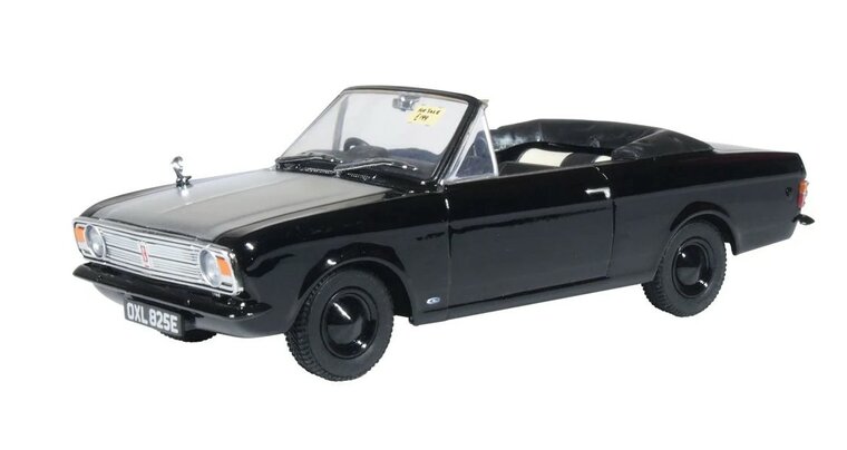 Oxford 1:43 Ford Cortina MkI CrayFord Convertible zwart