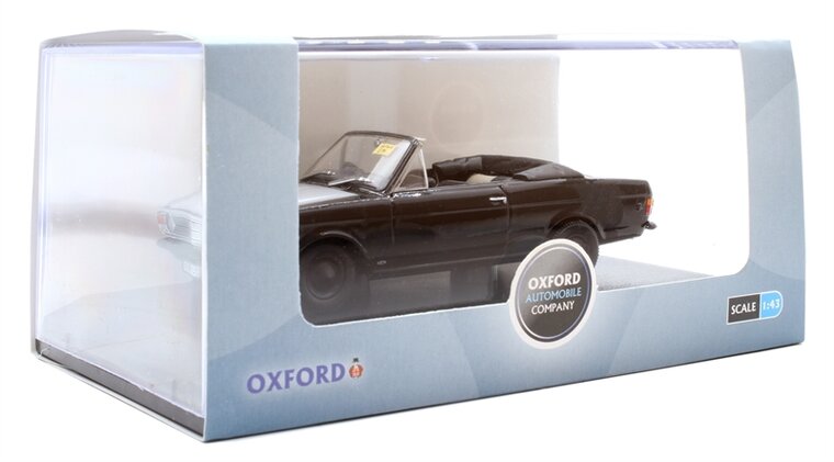 Oxford 1:43 Ford Cortina MkI CrayFord Convertible zwart