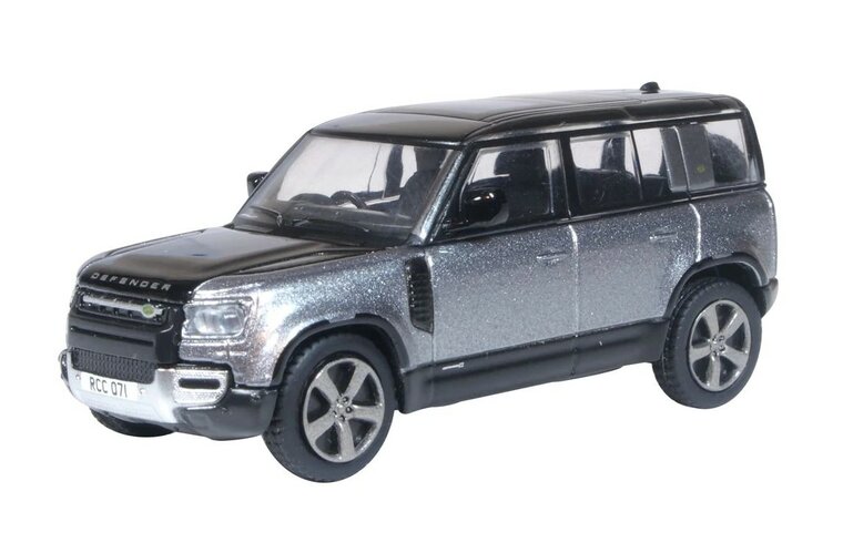 Oxford 1:76 Land Rover New Defender 110X grijs