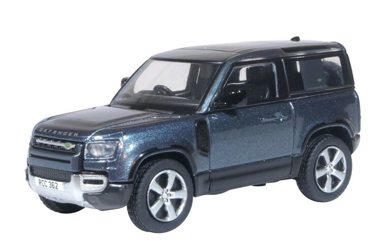 Oxford 1:76 Land Rover New Defender 90 Tasman grijs