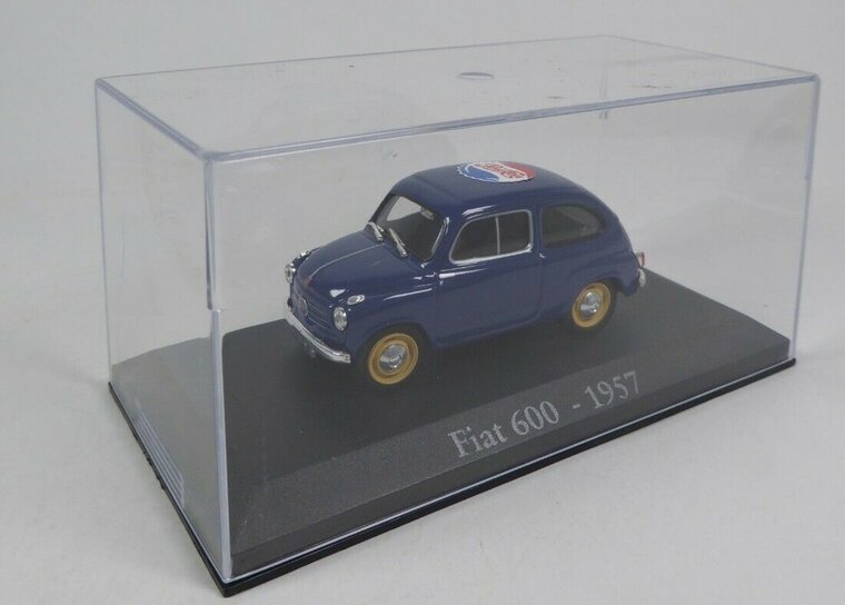 Atlas 1:43 Fiat 600 Pepsi Cola 1957 blauw