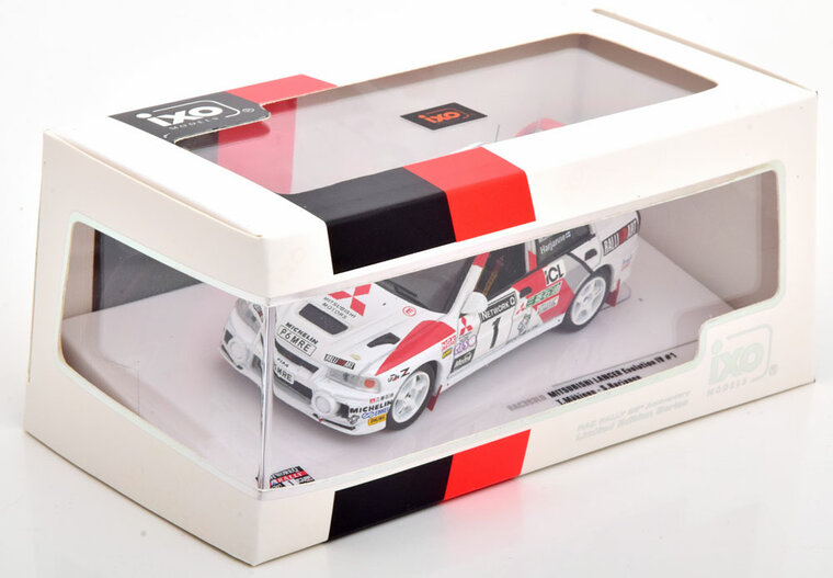 IXO 1:43 Mitsubishi Lancer Evo IV No 1 T. M&auml;kinen / S. Harjanne 1997,  Rally 25th RAC Anniversary